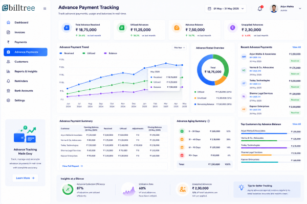 Advance Payment Tracking