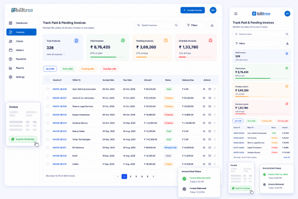Track Paid & Pending Invoices